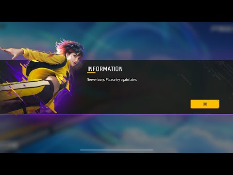 Server Busy. Please Try Again Later. Free Fire | Aaj Free FireG Game Chalu Kyon Nahin Ho Raha Hai FF