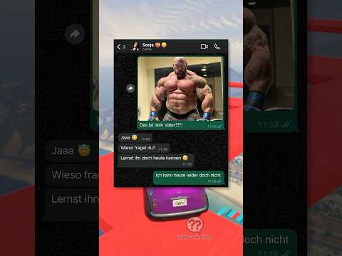 Ihr Vater ist eine Maschine 🤣