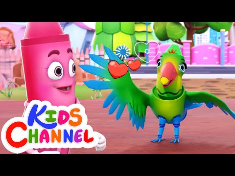 Main Tota Main Tota, मैं तोता मैं तोता, Ek Mota Hathi, Kids Songs by Crayons Hindi Nursery Rhymes