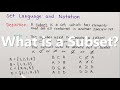 Set Theory and Subsets