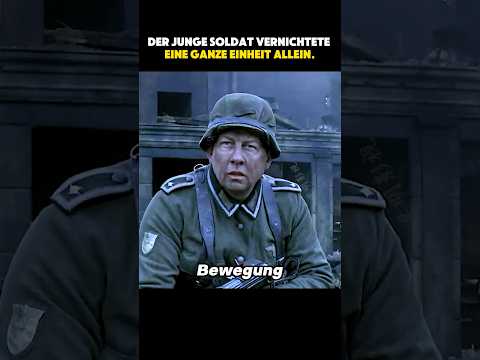 Der junge Soldat vernichtete eine ganze Einheit allein. #film #movie #comentarios #fyp