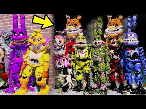 TWISTED ANIMATRONICS VS TODOS CORRUPTED ANIMATRONICS ASSOMBRADOS? | GTA V Five Nights at Freddy's