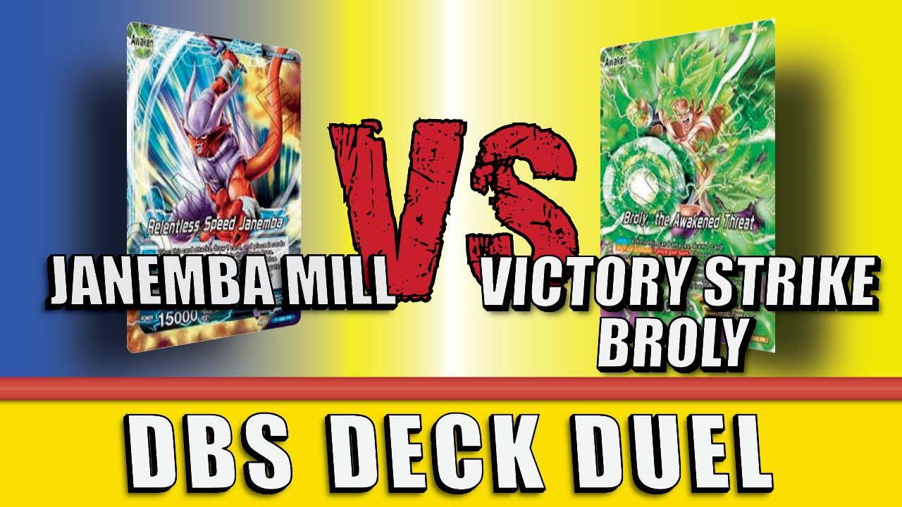 Victory Strike Broly (Y) vs Janemba (U/Y) | DBS Deck Duel - Local Tournament