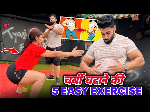 LOSE TUMMY FAT WITH 5 SIMPLE EXERCISE || LOSE WEIGHT FAST WITH imkavy & Umang Katyal