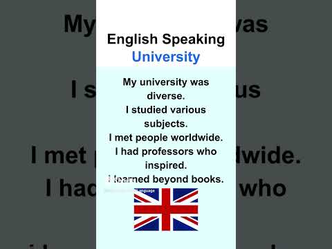 EnglishSpeaking:University:SpeakingPracticelearnenglishspeak