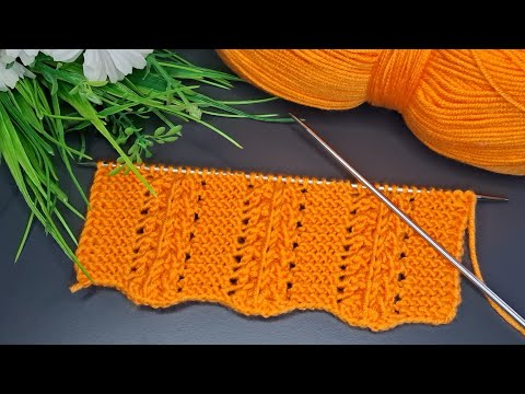 Kolay iki şiş örgü yelek model 🧶Eays crochet knitting patterns