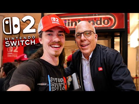 The Switch 2 Midnight Launch EXPERIENCE at Nintendo NY store!
