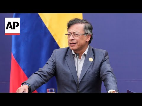 YouTube video thumbnail: Colombia's President Says Trump is 'Complicit in Genocide' in Gaza