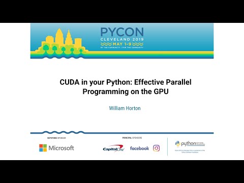 CUDA in your Python: Effective Parallel Programming on the GPU