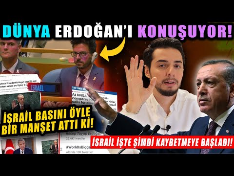 Erdoğan'ın İsrail ve Batıya Tokat Sözleri İsrail ve Dünyada Öyle Manşet Oldu ki... Filistin Mevzu!