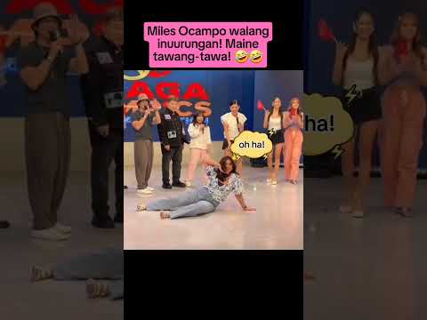 Miles Ocampo walang inuurungan Maine Mendoza sobrang natawa #milesocampo #mainemendoza