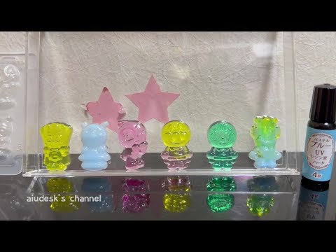 アンパンマン UVレジン アクセサリー まーちゃんの工作