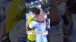 In celebration of Neymar's 34th birthday today, a long embrace between the two legends 🫂 #brazil