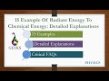 Energy Transformations and Effects