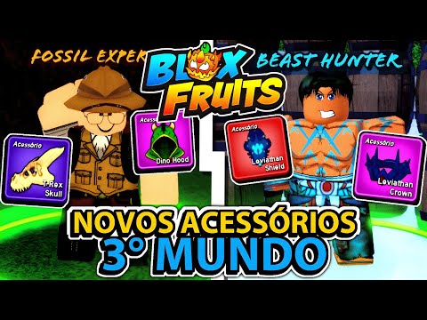 COMO PEGAR TODOS OS NOVOS ACESSÓRIOS DO SEA 3 NO BLOX FRUITS!