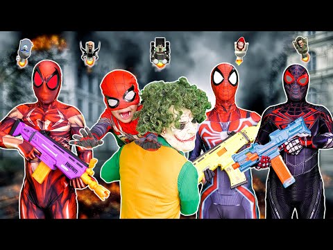 SUPERHERO's Story ||  Rescue KID SPDIER MAN From JOKER(Action Real Life )