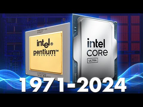 The Evolution of Intel CPUs (1971-2024)