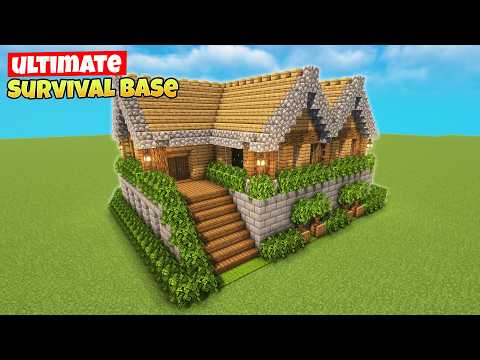 Minecraft Ultimate Survival Base Tutorial⚒️