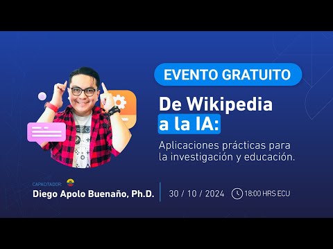 REP Encuentros| De Wikipedia a la IA: aplicaciones prácticas para la investigación y educación
