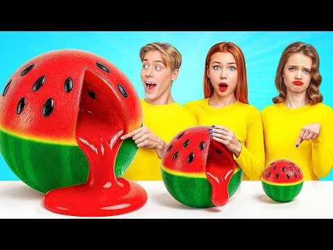 Big, Medium and Small Plate Challenge | Amazing Cooking Hacks by Multi DO Challenge