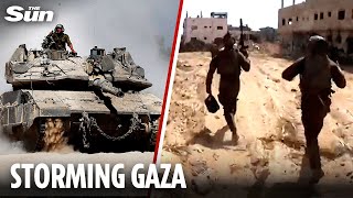 Israeli tanks surround Gaza border as 400k troops mobilised for ‘full occupation’ in WEEKS