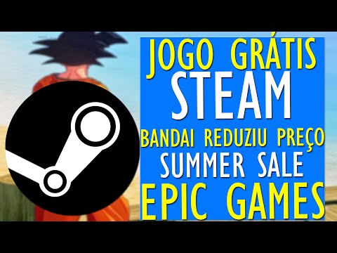 OPA!! NOVO JOGO GRÁTIS na STEAM, BANDAI reduz PREÇO de DRAGON BALL e SUMMER SALE da EPIC!