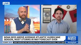 WeatherTiger's Dr. Ryan Truchelut Discusses 2024 Hurricane Season Outlook on Scripps News (5-23-24)