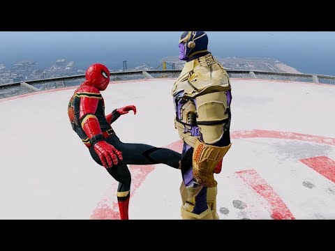 Avengers vs Thanos. Infinity War. GTA 5