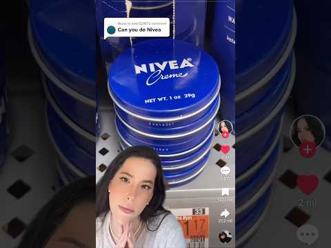 Creme nivea de latinha é o verdadeiro milagre de gerações #nivea #face #skincare #viralvideo #beauty