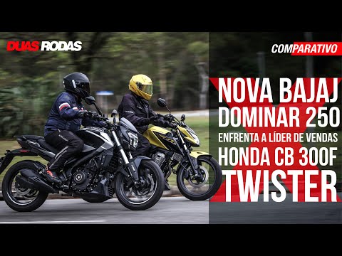 COMPARATIVO: BAJAJ DOMINAR 250 X HONDA CB 300F TWISTER ABS