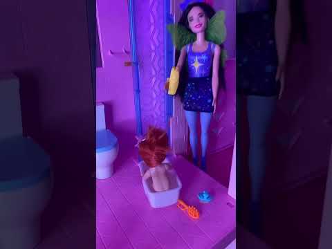 boneca elena vai tomar banho #barbie #historiadebarbie