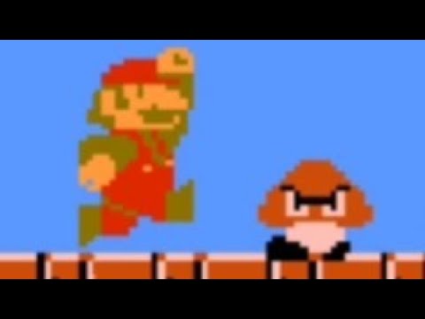 Jogando Super mario bros