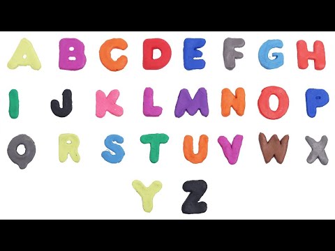 Learn ABC Alphabets With Play Doh Colors for Kids