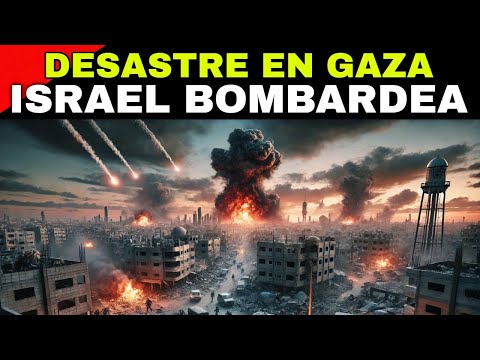 ES URGENTE: BOMBARDEO MASIVO ISRAELÍ  CONTRA GAZA, ESTA PASANDO AHORA