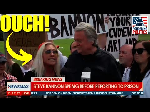 Marjorie Taylor Greene, Steve Bannon BRUTALLY HECKLED by Crowd!
