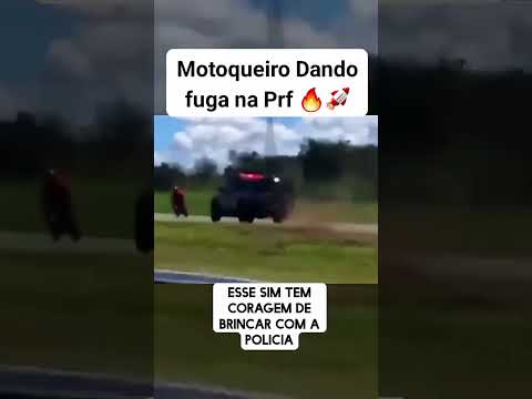 Motoqueiro Dando fuga na Prf 🔥🚀🤣