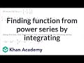 Understanding Geometric Series and Antiderivatives