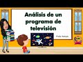 Analyzing Television Program Elements