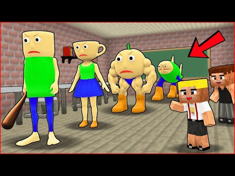 BRAİNROT KARAKTERLERİ BALDİ ÖĞRETMENİ ÇILDIRTTI! 😂 - Minecraft