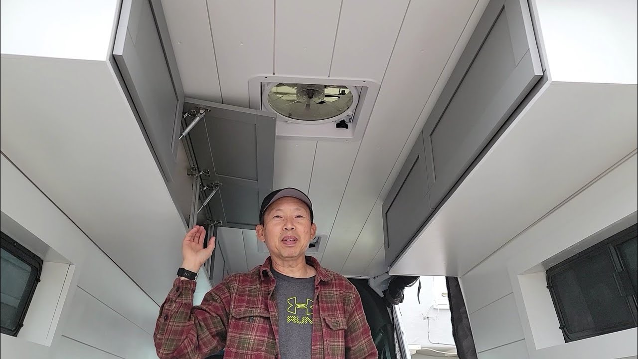 DIY Campervan conversion- 22 Mercedes Sprinter. Massive cabinets storage. How I build my cabinets