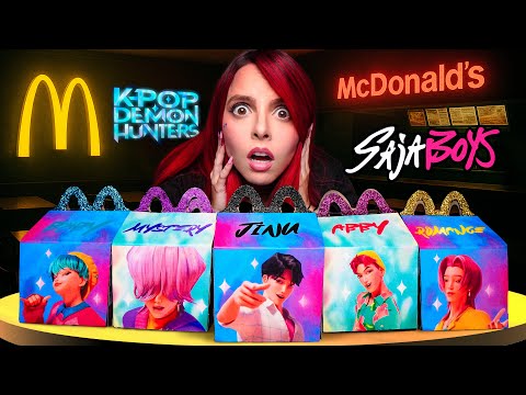 NUNCA COMPRES las CAJITAS FELICES de los SAJA BOYS a las 3 AM❌ (Guerreras KPOP)