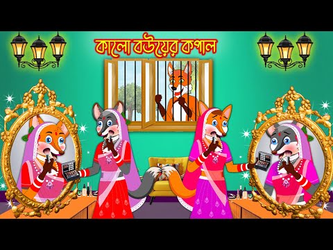 কালো বউয়ের কপাল | Kalo Bou Ar Kopal | Bangla Cartoon | Interesting & Comedy stories | Fox Cartoon