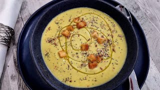 CREMA DE CALABACÍN Y MANZANA