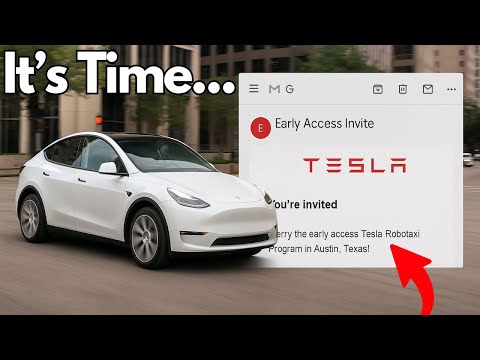 Invited to Try Tesla's DRIVERLESS Robotaxi!