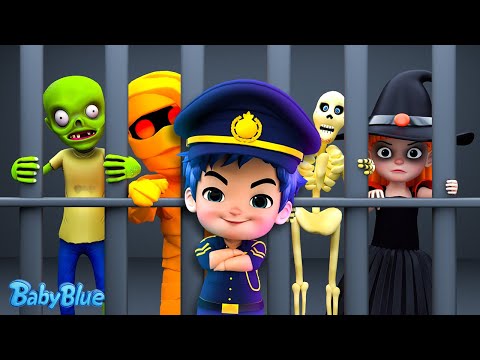 Monsters Got Arrested! ๐ฎโโ๏ธ๐ | Monster Police Song | Kids Songs & Nursery Rhymes | Baby Blue