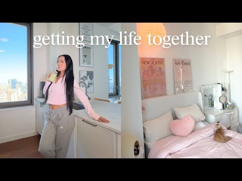 GETTING MY LIFE TOGETHER☁️ | pilates, self-care, cooking korean food w/ my mom, & kitchen renovation