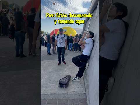 Yo solo estaba descansando #musicos #musico #descansar #limosna