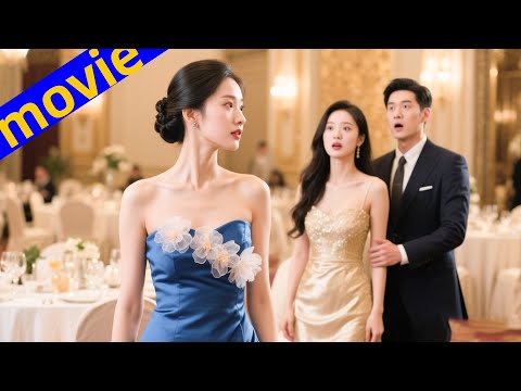 【full movie】丈夫帶小三參加酒會，怎料一擡頭妻子一席藍色晚禮服驚艷出場，出軌丈夫後悔了！