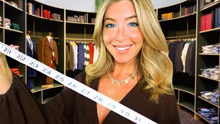ASMR FOR MEN | Gentlemen's Personal Suit Fitting Ft. Soft Spoken Head to Toe Measuring