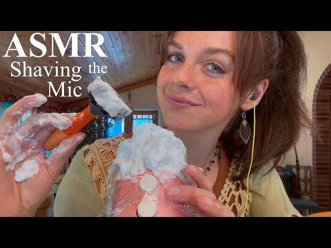 ASMR- Shaving Cream on the Microphone